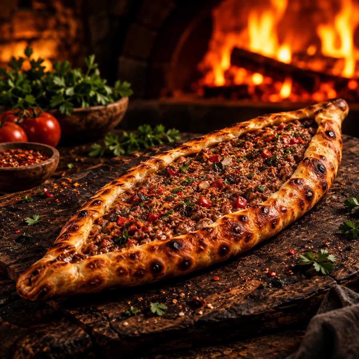Taşfırın Etli Ekmek (Yenice)